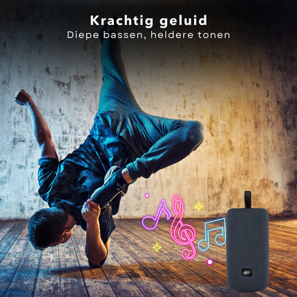 Cheqo® Bluetooth Speaker 16W - Draadloos & Waterdicht - Party LED Verlichting - Party Speaker - Compact & Draagbaar