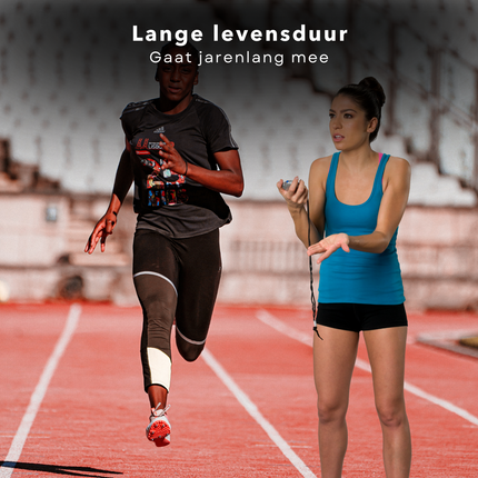 Cheqo® Digitale Stopwatch Sport - Timer - Handklok - Waterdicht - Handige Training - Compact Ontwerp - Inclusief Koord