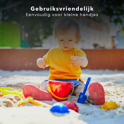 Cheqo® Emmerset voor Kinderen - Tuinierset - Zand Speelgoed - Strand Speelgoed - Schepje - Hark - Emmer - Tuinspeelset Kinderen - 9-Delig Speelgoed - Voor Buiten Spelen