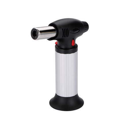 Cheqo® PRO Crème Brûlée Brander - Creme Brulee Brander - Gasbrander - Aansteker - Keukenbrander met Vlamregelaar - 13cm