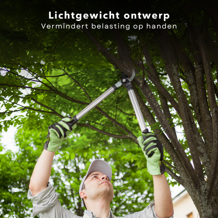 Cheqo® Snoeischaar 48 cm - Heggenschaar - Snoei Schaar - Takkenschaar - Tuingereedschap - Aluminium Takkenknipper