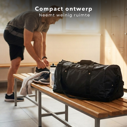 Cheqo® Reistas Met Wielen - Reistas Op Wielen - Reistas Trolley - Trolley Reistas - Weekendtas Met Wielen - Weekendtas Op Wielen - Duffel Met Wielen - Duffelbag Met Wielen - Wheeled Duffel - Sporttas Met Wielen