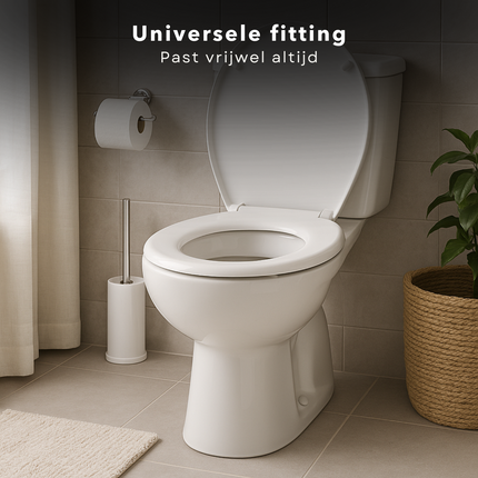 Cheqo® Wc Bril - Softclose - Veilig voor Kinderen - Duroplast - Snelle Montage