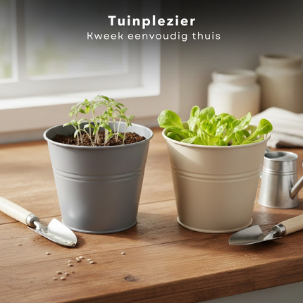 Cheqo® Kweekset Emmer Tomaten Sla - Kweekset Tomaten En Sla - Kweekset Tomaten Sla - Kweekset Emmer - Emmer Kweekset - Tomaten Kweekset - Sla Kweekset - Kweekset Tomaten - Kweekset Sla - Tomaten Zaden Kweekset