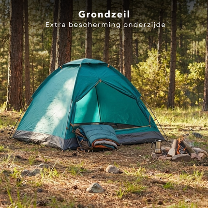Cheqo® 2 Persoons Tent - Koepeltent 2 Persoons - Monodome Tent - Festivaltent 2 Persoons - Kampeertent 2 Persoons - Outdoor Tent 2 Persoons - Camping Tent 2 Persoons