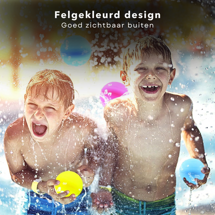 Cheqo® Herbruikbare Waterballonnen - Waterbal - Waterballon - Waterballen Set - Zwembadspeelgoed Voor Kinderen - Zwembad Speelgoed - Waterspeelgoed