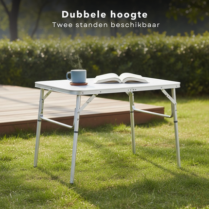 Cheqo® Campingtafel Inklapbaar - Klaptafel - Kampeertafel - Camping Tafel - Tafel Voor Camping - Tafel Voor Buiten - Klaptafel Buiten - Lichtgewicht Campingtafel - Draagbare Tafel - Opvouwbare Tafel - Camping Tafel