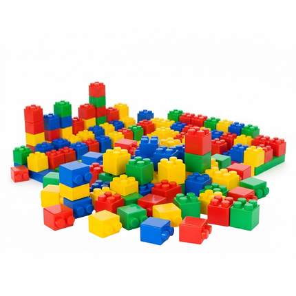 Cheqo® Xxl Bouwblokken - Grote Bouwblokken - Bouwblokken 1 Jaar - Bouwblokken Baby - Bouwblokken Peuter - Reuzen Bouwblokken - Stapelblokken - Grote Blokken Speelgoed - Bouwblokken Set - Gekleurde Bouwblokken