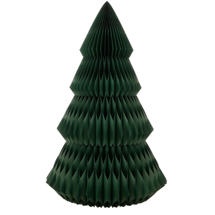 Cheqo® Papieren Kerstboom - Decoratieve Kerstboom - Groene Kerstboom - Duurzame Kerstdecoratie - Vouwbare Kerstboom - Kerstboom Design - Grote Kerstboom - Kerstboom Voor Binnen - Kerstboom