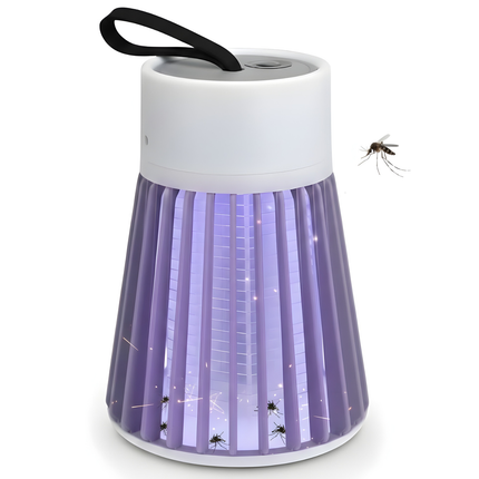 Cheqo® Muggenlamp - Insectenlamp - Vliegenlamp - Muggenvanger - Vliegenvanger - Elektrische Muggenlamp - Elektrische Insectenlamp - Uv Muggenlamp - Uv Insectenlamp - Elektrische Insectendoder - Insectenbestrijder - Oplaadbare Muggenlamp