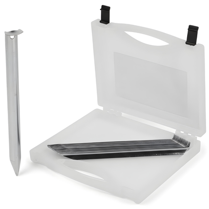Cheqo® Tentharingen - Tentharingen Set - Tentharingen 20 Stuks - Grondpennen - Grondpennen Tent - Grondpennen Set - Tentpennen - Tentpennen Set - Tent Haringen - Grondharingen - Spijkerharingen