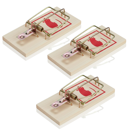 Cheqo® Muizenval - Muizenvallen - Muizenklem - Muizenklemmen - Muizenval Binnen - Muizenval Buiten - Muizenvallen Binnen - Muizenvallen Buiten - Muizen Bestrijden - Mouse Trap - Muizenval Set - Muizenvallen Set