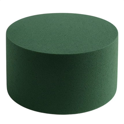 Cheqo® Rond Steekschuim - Groen Steekschuim - Nat Steekschuim - Steekschuim Voor Bloemen - Bloemstukje Maken - Kerststukje Maken - Paasstukje Maken - Bloemisten Spullen - Steekschuim Voor Echte Bloemen