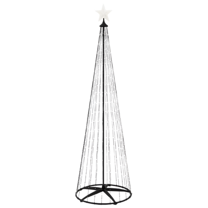 Cheqo® LED Kerstboom Vlaggenmast - Vlaggenmast Verlichting - Warm Wit LED met Afstandsbediening - Kerstverlichting Buiten - Zwart Frame - 150 cm - IP44 Adapter - Binnen En Buiten - Metalen Frame - LED Kerstboom