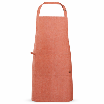Cheqo® Keukenschort Koraal - Kookschort Koraal - Schort Koraal - Keukenschort Verstelbaar - Kookschort Verstelbaar - Schort Koken - Schort Keuken - Kookschort Keuken
