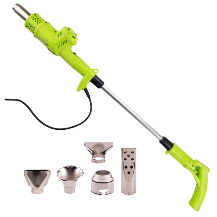 Cheqo® Onkruidbrander - Elektrische Onkruidbrander - Onkruidverdelger - Thermische Onkruidverdelger - Onkruidverwijderaar - Onkruidbrander 2000w - Elektrische Onkruidbrander 2000w - Verf Afbrander - Verfbrander