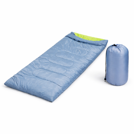 Cheqo® Slaapzak Envelop - Slaapzak Dekenmodel - Zomerslaapzak - Slaapzak Volwassenen - Slaapzak Camping - Slaapzak Kamperen - Slaapzak Festival - Reisslaapzak - Lichtgewicht Slaapzak - Dunne Slaapzak