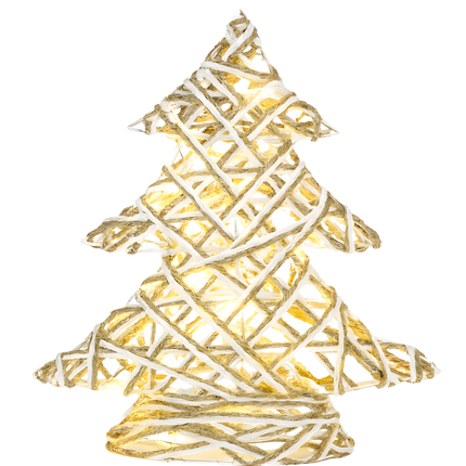 Cheqo® LED Kerstboom met Verlichting - Kerstdecoratie - Kerstfiguur Kerstboom – Decoratieve Kerstboom – Met Timer – Kerstverlichting - Kleine Kerstboom – LED-Verlichting - Kerst Boom