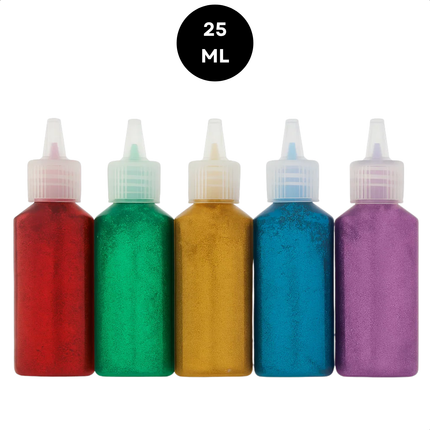 Cheqo® Lijm Parelmoer - Knutsel Lijm - Hobbylijm - Parelmoer Kleuren - Lijm Voor Knutselen - Decoratieve Lijm - Lijm Voor Hobby - Lijm Voor Creatief Gebruik - Hobbylijm