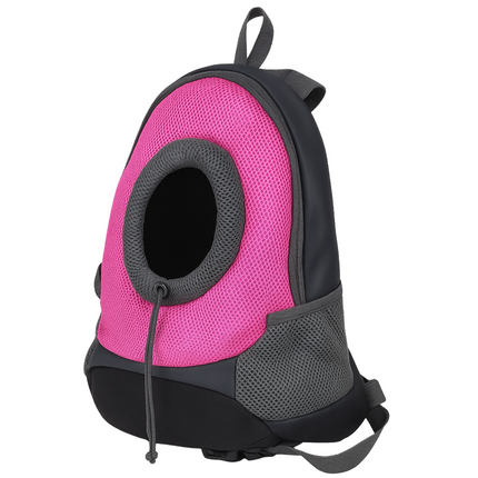 Cheqo® Honden Draagtas - Hongenrugzak - Draagzak Hond - Kleine Honden Rugzak - Dierentas - Ook voor Katten - Polyester - Roze