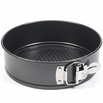 Cheqo® Springvorm - Springvorm Bakvorm - Springvorm Taartvorm - Ronde Springvorm - Ronde Taartvorm - Taartvorm - Bakvorm Rond - Bakblik Rond - Cakevorm - Quichevorm - Springvorm Anti Aanbak - Zwarte Springvorm