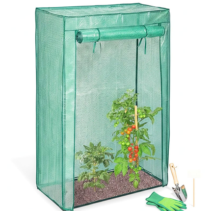 Cheqo® Tomatenkas - Tomaten Kweekkas - Tomaten Serre - Kweekkas - Broeikas - Foliekas - Tuinkas - Plantenkas - Koude Kas - Mini Tuinkas - Kleine Tuinkas - Tomatenkas Met Deur - Tomatenkas Voor Balkon - Tomatenkas Voor Tuin