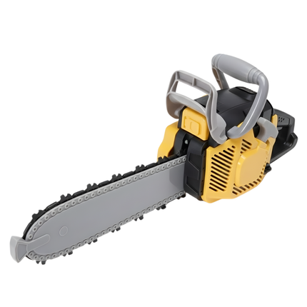 Cheqo® Speelgoed Kettingzaag - Met Licht En Geluid - Werkt Op Batterijen - ABS Materiaal - Speelgoed Gereedschap - Rollenspel Accessoires - Cadeau Voor Kinderen - Speelgoed Zaag - Kettingzaag Speelgoed