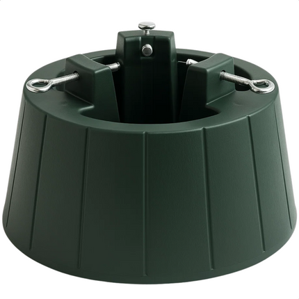 Cheqo® Kerstboomstandaard - Kerstboomvoet - Stabiele Kerstboomstandaard - Kerstboomstandaard Kunststof - Kerstboomstandaard Tot 2,6 Meter - Stevige Constructie - Kerstboomstandaard Zonder Gereedschap - Kerstboomstandaard Stamdiameter 35-130 mm