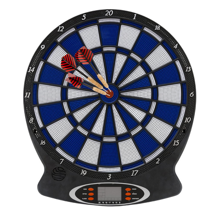 Cheqo® Elektronisch Dartbord - Darten - Dartbord Elektrisch - Inclusief 18 Spellen - LCD Display - Inclusief Darts - Dartpijlen