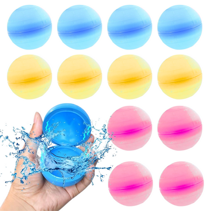 Cheqo® Herbruikbare Waterballonnen - Waterbal - Waterballon - Waterballen Set - Zwembadspeelgoed Voor Kinderen - Zwembad Speelgoed - Waterspeelgoed