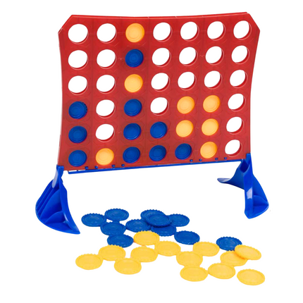 Cheqo® Vier op een Rij Spel - 4 Op Een Rij - Reisspel - Tactisch Bordspel voor Kinderen - Educatief Speelgoed 5 Jaar