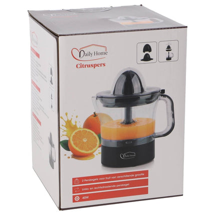 Daily Home Citruspers 40W 700Ml Zwart/Transparant