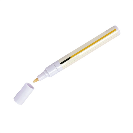 Cheqo® Witte Bandenmarkeerstift - Banden Markeerstift - Permanent Marker voor Banden - Permanente Tire Marker - Banden Marker - Duurzaam en Betrouwbaar
