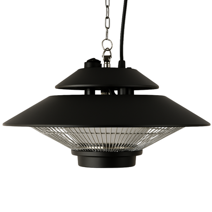 Cheqo® Terrasverwarmer - Terrasverwarming - Heater - Infrarood Verwarming - Plafondmontage - Halogeen Heater - Waterdicht met Afstandsbediening - Aluminium