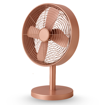 Cheqo® Tafelventilator - Tafel Ventilator - Bureau Ventilator - 30cm - 3 Snelheden - Oscillerend - Rosé