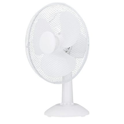 Cheqo® Tafelventilator 30 cm - Krachtige Koeling - Ventilator voor Tafel en Bureau - 35W Compacte Elektrische Ventilator