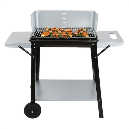 Cheqo® Luxe Barbecue - BBQ - Wegklapbaar - Met Zijtafels - Rechthoekig - 49x32 cm