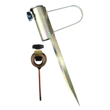 Cheqo® Metalen Parasolharing - Parasolstandaard - Parasolhouder Tuin - Grondanker - Parasolhouder Grond - Ook voor Droogmolen