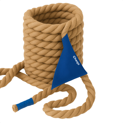 Cheqo® Touwtrekspel - Touwtrekken - Touwtje Trekken - Touw Trekken - 10 Meter Lang - Teamsport voor Kinderen - Sterk en Duurzaam