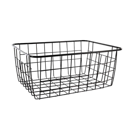 Overige Merken Draadmand Cas 24X18X10 Cm Mat Zwart/Metaal