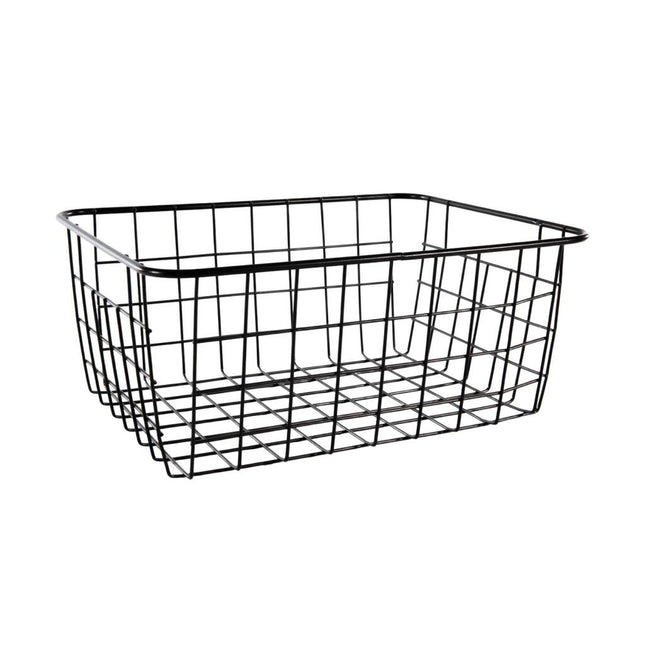 Overige Merken Draadmand Cas 24X18X10 Cm Mat Zwart/Metaal