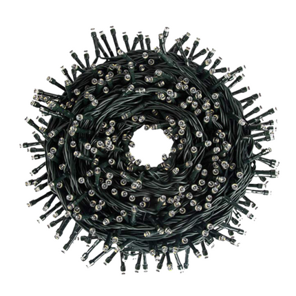 Cheqo® Kerstverlichting - Kerstboomverlichting - Kerstlampjes - 9 Meter - 120 LED Lampjes - Warm Wit - Binnen en Buiten - Tuin Decoratie