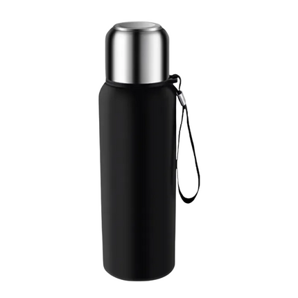 Cheqo® Slimme Thermosfles - Isolatiefles - Thermosbeker - Isoleerfles - Dubbelwandige Thermosfles - Thermoskan - LCD Temperatuurdisplay - 1 Liter - Dubbelwandig RVS - Voor Koffie en Thee