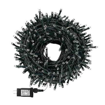 Cheqo® LED Kerstverlichting - Kerstlampjes - Kerstboomverlichting - Lichtslang - 480 LED's - 36 Meter - Binnen en Buiten - Wit