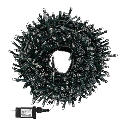 Cheqo® LED Kerstverlichting - Kerstboomverlichting - Kerstlampjes - 240 LED's - 18m Blauw - Waterdicht voor Buiten