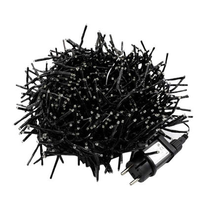 Cheqo® Kerstboomverlichting met App Bediening - Smart Clusterverlichting - Kerstlampjes - Led Verlichting - Kerstverlichting - 576 LED - 4 meter - Binnen en Buiten - Warm Wit