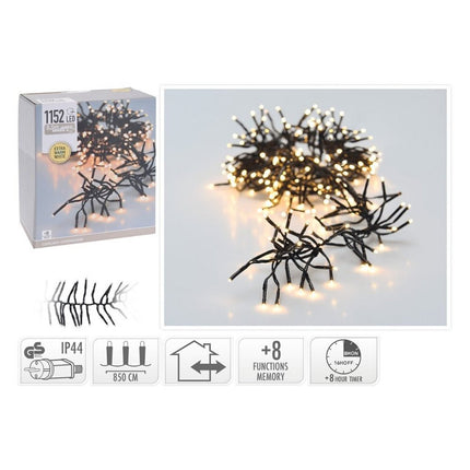 S.i.a. Cluster Led-Verlichting 1152 Led'S 840 Cm Warm Wit Zwart