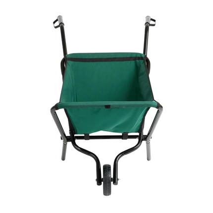 Cheqo® Draagbare Opvouwbare Kruiwagen - Tuinwagen - Lichtgewicht - Inklapbare Kruiwagen - 110 x 56 x H64 cm - Max. 30 kg Draagvermogen - 20 cm Wiel - Handig en Compact