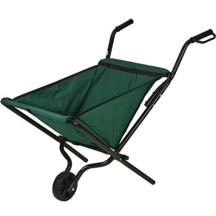 Overige Merken Opvouwbare Kruiwagen 110X56X64 Cm Groen/Zwart