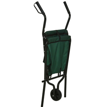Overige Merken Opvouwbare Kruiwagen 110X56X64 Cm Groen/Zwart